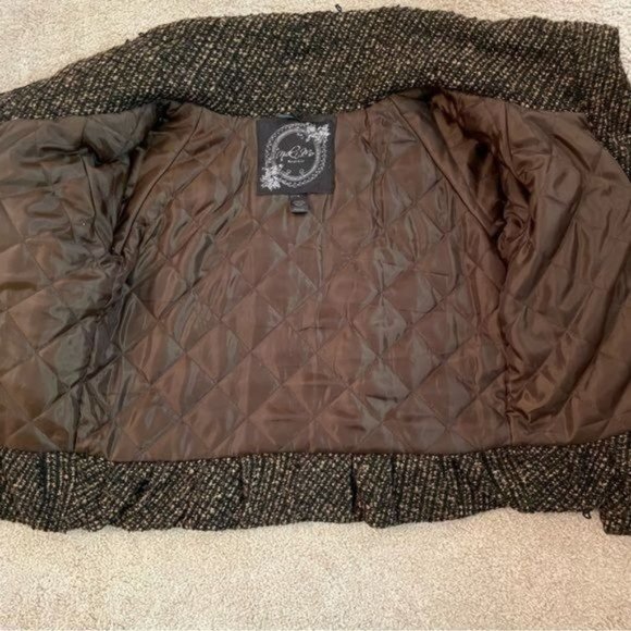Nick and Mo Boutique Womens Size S Tweed Button-Up Shacket Jacket Sweater Lined - Picture 11 of 16